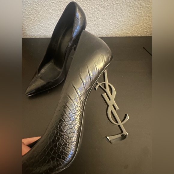 Ysl croc embossed Opyum heels - Picture 2 of 5